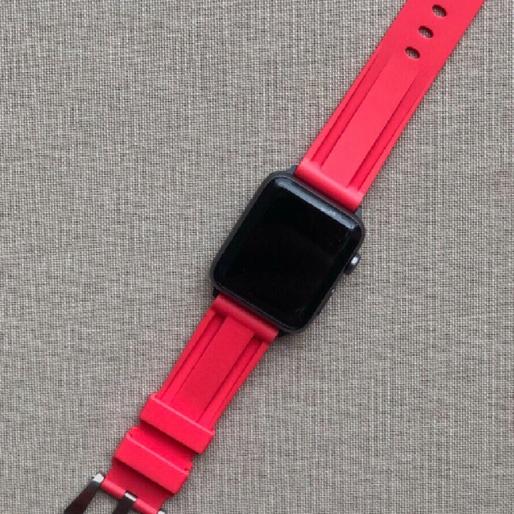 Tempomat - Red Rubber Strap - iwatch -