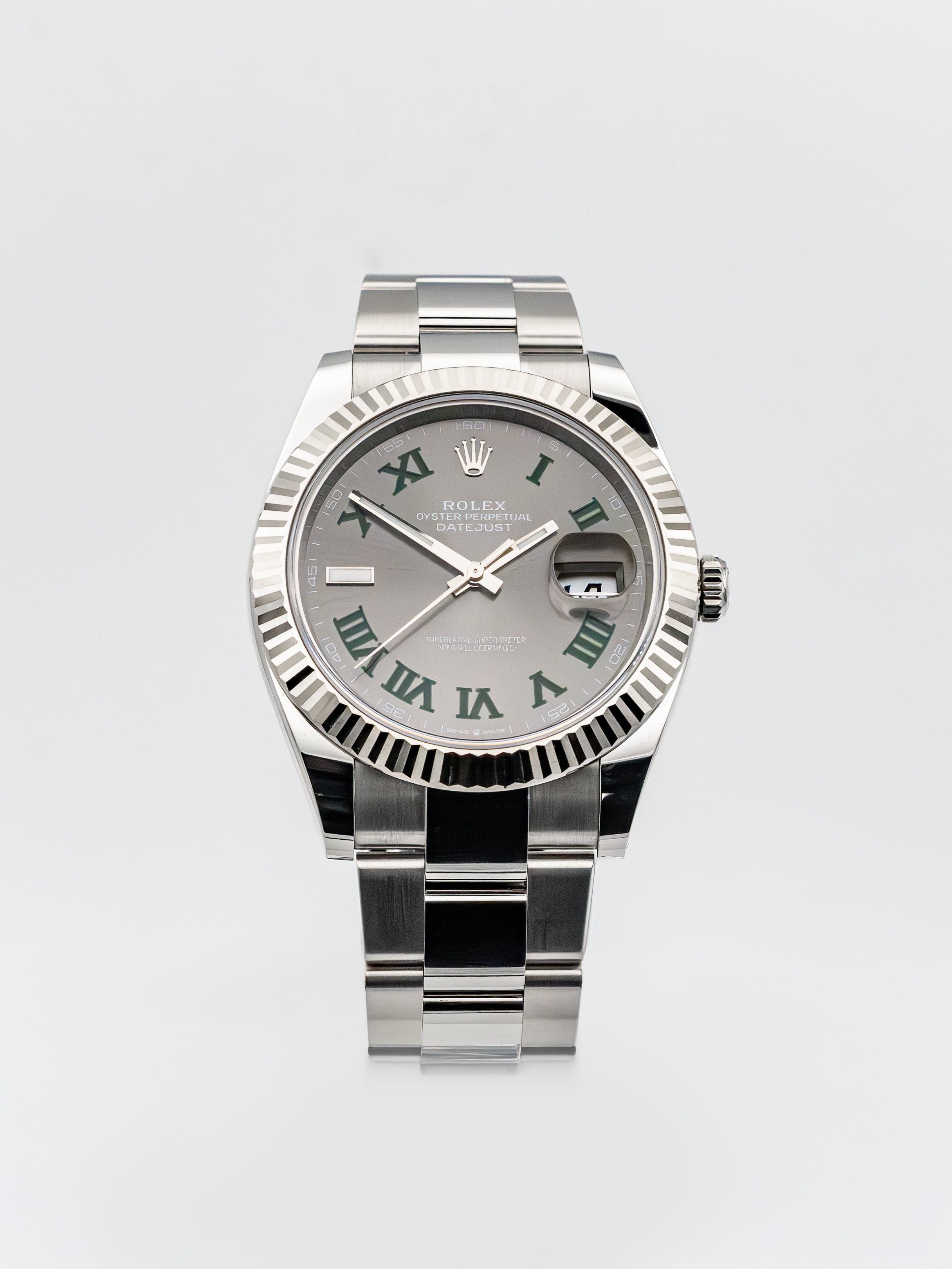 Rolex Datejust 41 126334 front view - preowned luxury watch