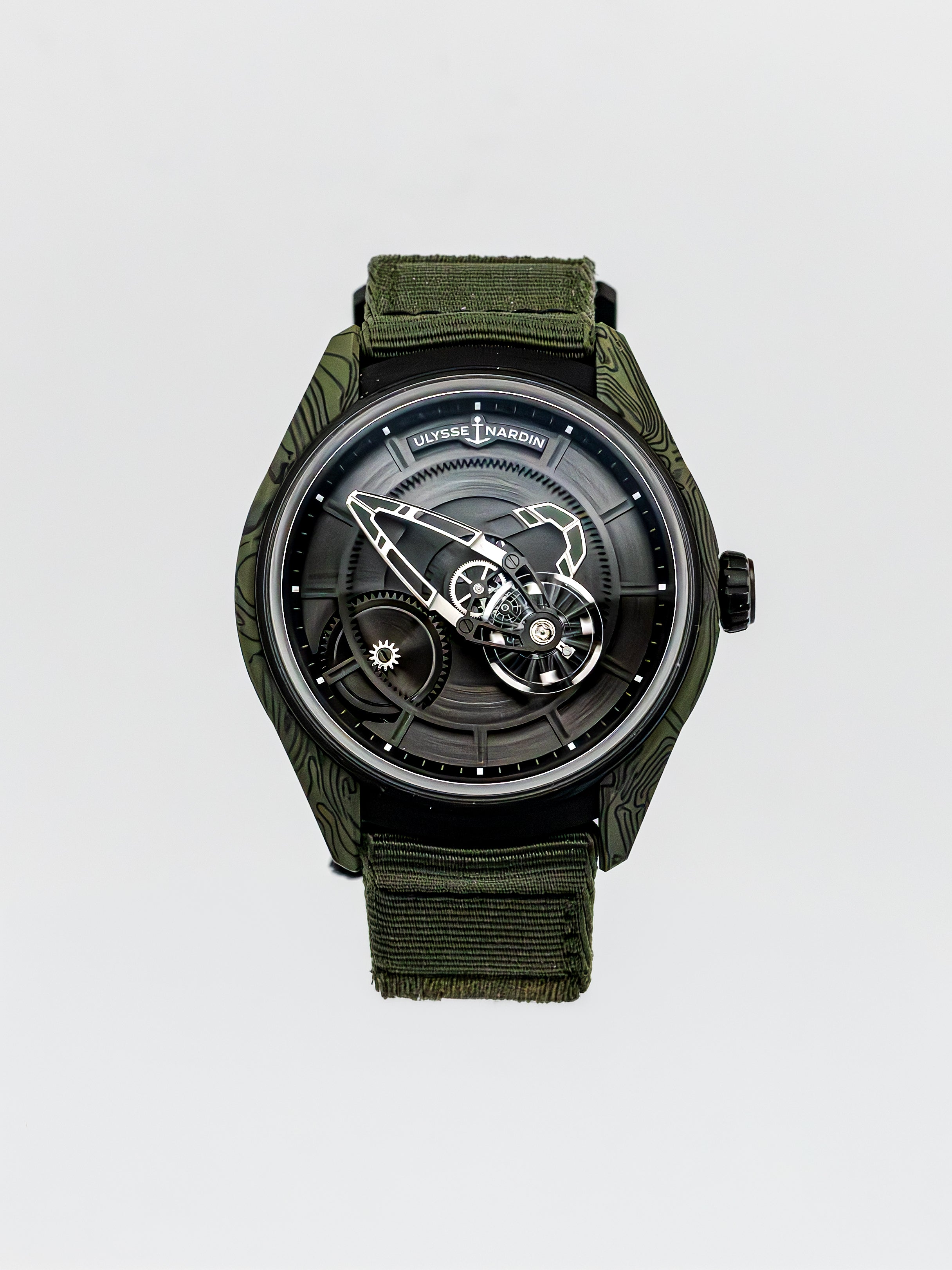 Ulysse Nardin Freak X front view - preowned luxury watch