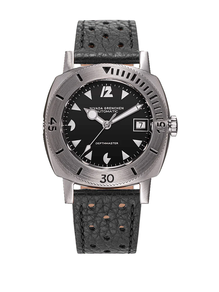 Nivada Grenchen White Pacman Date - Depthmaster - 14104A