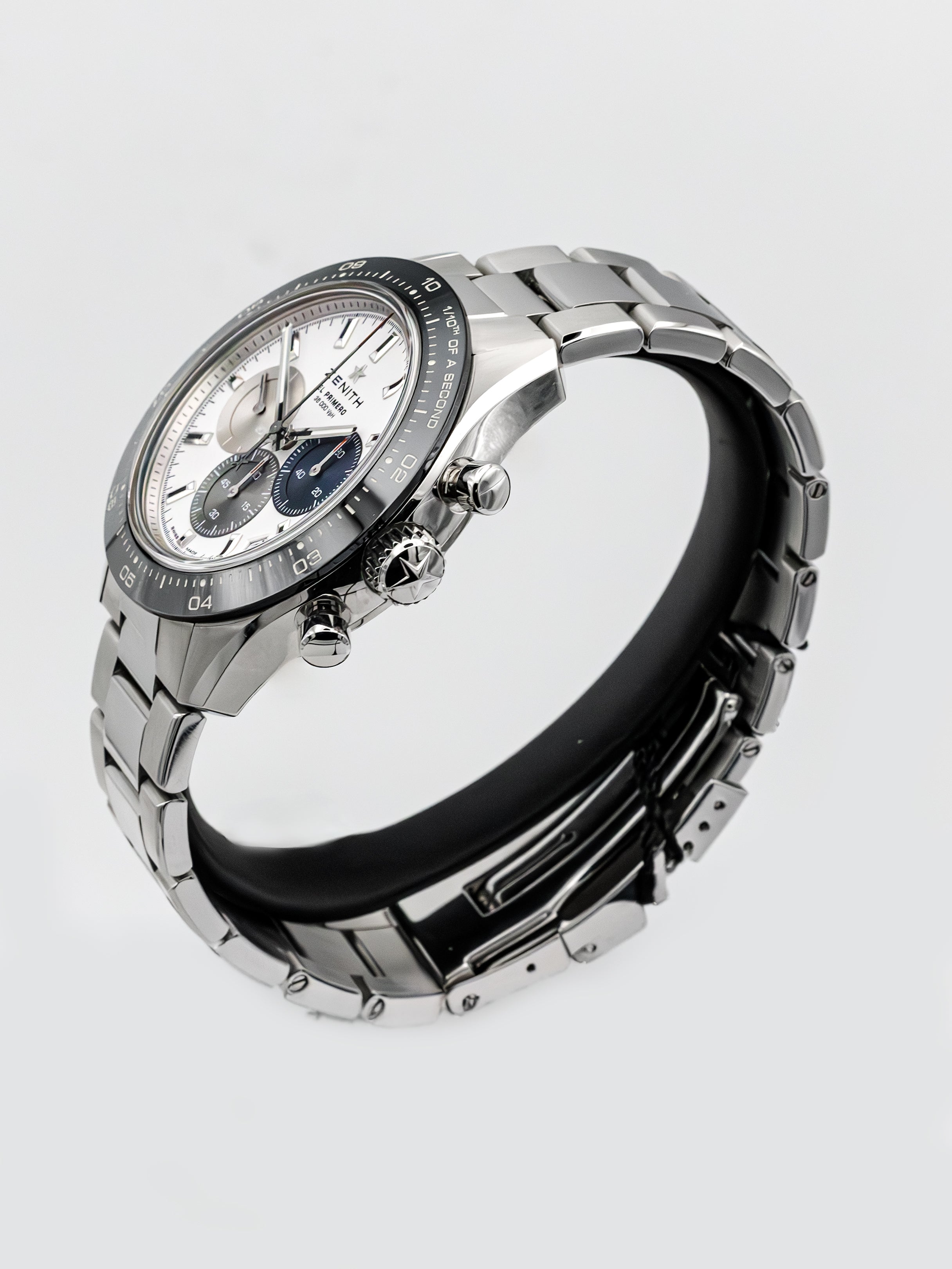 Zenith Chronomaster Sport dial close-up - preowned luxury watch