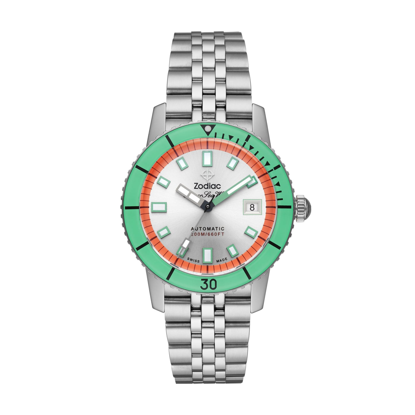 ZODIAC - ZO9269 - Super Sea Wolf Compression Automatic Stainless Steel Watch