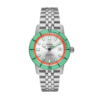 ZODIAC Super Sea Wolf Compression Automatic Stainless Steel Watch