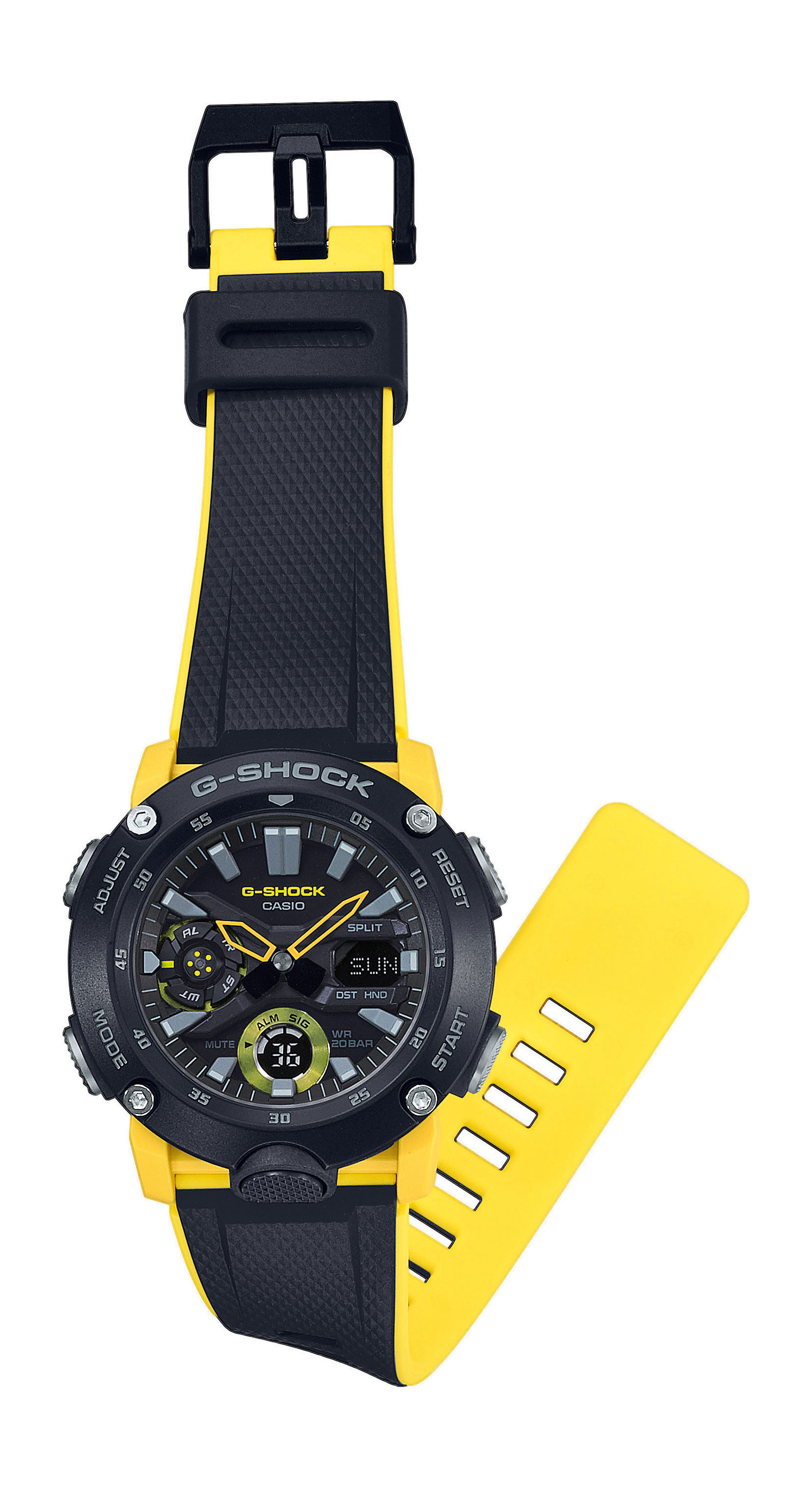 G shock ga 2000 discount size
